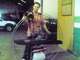 JUANJO CON SU FLY EVO 100 DE PXP